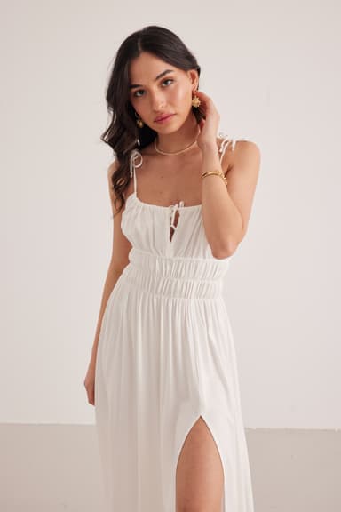 Sunshine White Dress