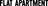 Flat Apartment Footwear Brand Logo