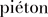 Pieton Footwear Brand Logo