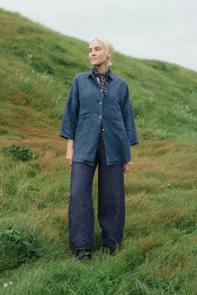 Linen Striped Shirt – Kay