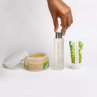 Malée Natural Science - Glow Recipe Kit - Scrub, moisturising oil and nourishing hand cream