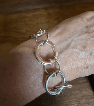 Chunky Silver Link Bracelet | HINTERLAND Handmade Australia