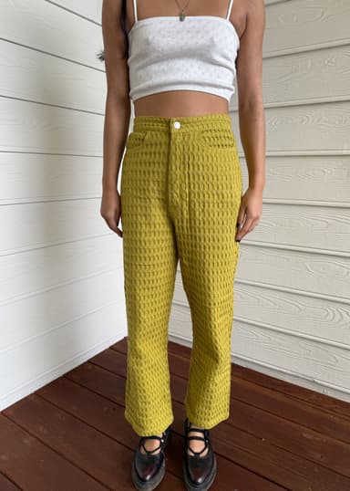 Kalypso Waffle Trouser Sample