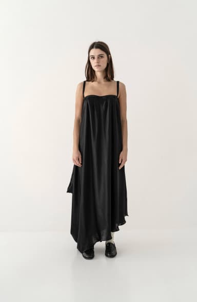 LELEKA SILK ABSTRACT DRESS